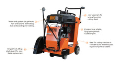 Brave Walk-Behind Concrete Floor Saw 14–20″ Blade, Honda GX390 – BRPCS210H