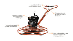 Brave 46″ Power Trowel 9 HP Honda GX270, 117–167 RPM – BRPPT210H