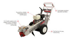 Dosko Walk-Behind Stump Grinder – Honda GX390 Engine, Greenteeth - 337-13HC