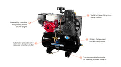 Industrial Air Truck Mount Air Compressor – 30 Gallon, Electric Start – IH1393075.SAN