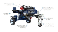 Iron & Oak 24-Ton Log Splitter with Honda GX160 – Model BHVH2418GX