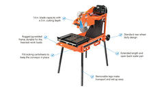 Norton Clipper Compact Masonry Saw 14″ Blade, Honda GX160 – BBC207