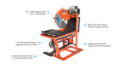 Norton Clipper 20″ Concrete & Block Cutting Masonry Saw 5 HP Electric – BBL527