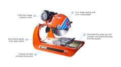 Norton Clipper 14″ Electric Masonry & Concrete Saw 1.5 HP – BBM158