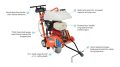 Norton Clipper 18″ Gas Push Walk-Behind Concrete Saw 13 HP – C1318P
