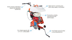 Norton Clipper 14″ Gas Push Concrete Walk-Behind Saw 9 HP – C914P