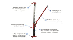 Strongway 3.5-Ton Farm Jack, 48-Inch Heavy-Duty Lifting Tool - 46204