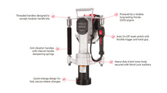 Titan Gas Post Driver – 1.3 HP Honda Engine, 45 lb Head, 3-1/8" Capacity - PGD3200X