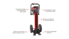 Titan Gas Post & Stake Puller, Honda GX50, 6000lb Pulling Force - PGP-POWER-PULLER