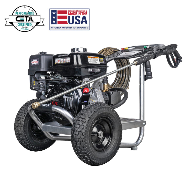 Simpson Industrial Series 4400 PSI Gas Pressure Washer - Honda GX390 Engine IS4440212