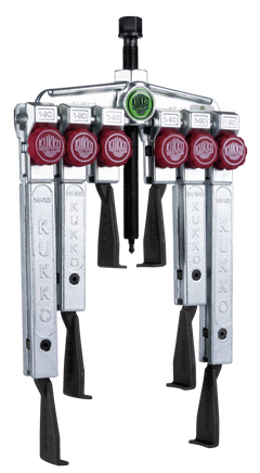 Kukko 2-Arm Universal Puller Set 120 x 100 mm with Narrow, Quick-Adjustable Hooks - 20-10+SP