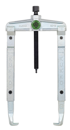 Kukko 2-Jaw Universal Puller with Extended Extractor Jaws, 120 mm Spread, 250 mm Reach - 20-10-25