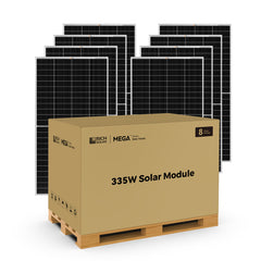 Rich Solar MEGA 335 PRO 335W 24V Monocrystalline Solar Panel Bundle – 8, 10 or 12 Panels