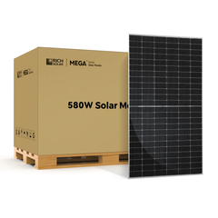 Rich Solar MEGA 580W 24V Bifacial Solar Panel Bundle – 8, 10 or 12 Panels