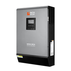 Rich Solar NOVA MAX 3K | 3000 Watt (3kW) 24 Volt Off-Grid Hybrid Solar Inverter RS-H3024