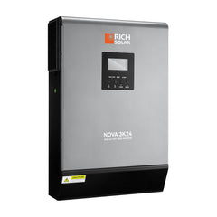 Rich Solar NOVA MAX 3K | 3000 Watt (3kW) 24 Volt Off-Grid Hybrid Solar Inverter RS-H3024