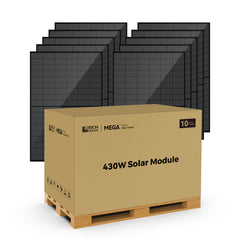Rich Solar MEGA 430 Bifacial 430W 24V Solar Panel Bundle – 8, 10 or 12 Panels