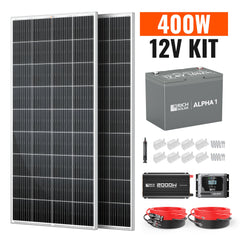 Rich Solar 400 Watt Complete Solar Kit RS-CK400