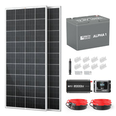Rich Solar 400 Watt Complete Solar Kit RS-CK400