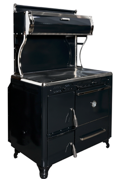 Margin Stoves Radiant View Wood Cookstove – Amish-Built Cast Iron Cook Stove
