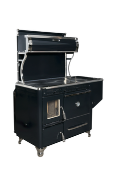 Margin Stoves Radiant View Wood Cookstove – Amish-Built Cast Iron Cook Stove