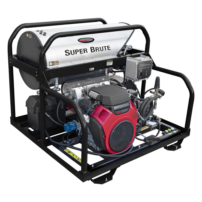 Simpson Super Brute 3500 PSI Hot Water Pressure Washer - Honda GX690 Engine SB3555251E