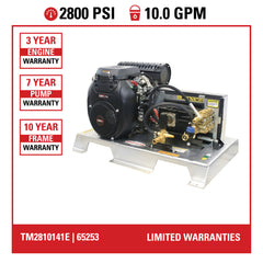 Simpson Truck Mount TM2810141E, 2800 PSI Gas Pressure Washer - CRX750 Engine - 65253