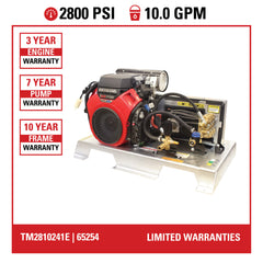 Simpson Truck Mount TM2810241E 2800 PSI Gas Pressure Washer - Honda GX690 Engine - 65254
