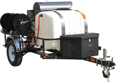 Pressure Pro Tow Pro Trailer Super Skid Pro V-Belt Gas Pressure Washer 5.5 GPM 3500 PSI 20 HP Honda / General Pump - TR6012PRO-35HG
