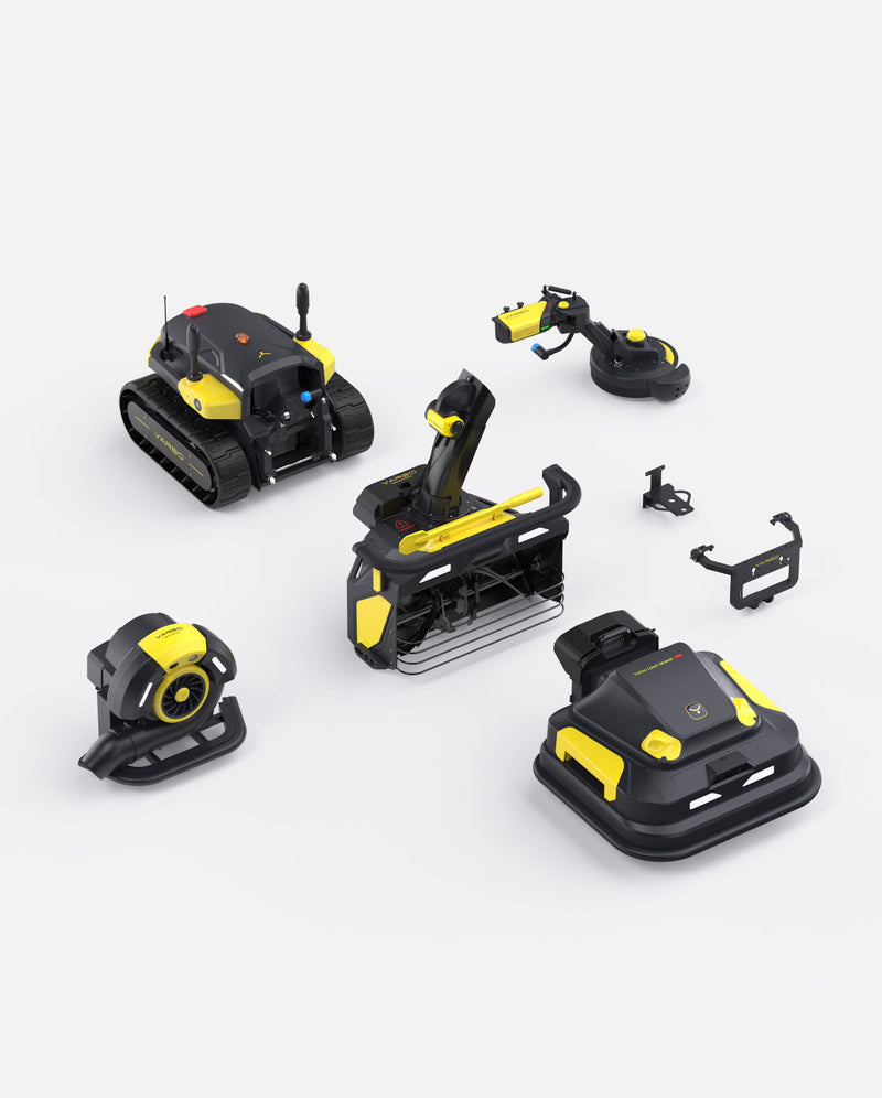 Yarbo Y40 Core with Snow Blower Gen 2, Lawn Mower Pro, Leaf Blower & Trimmer Modules – YARBO1020504060