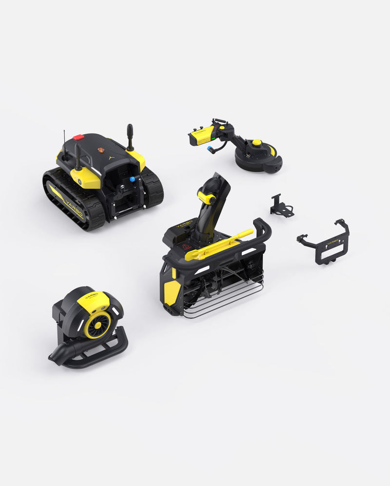 Yarbo Y40P Core with Snow Blower Gen 2, Leaf Blower & Trimmer Modules – YARBO10P204060