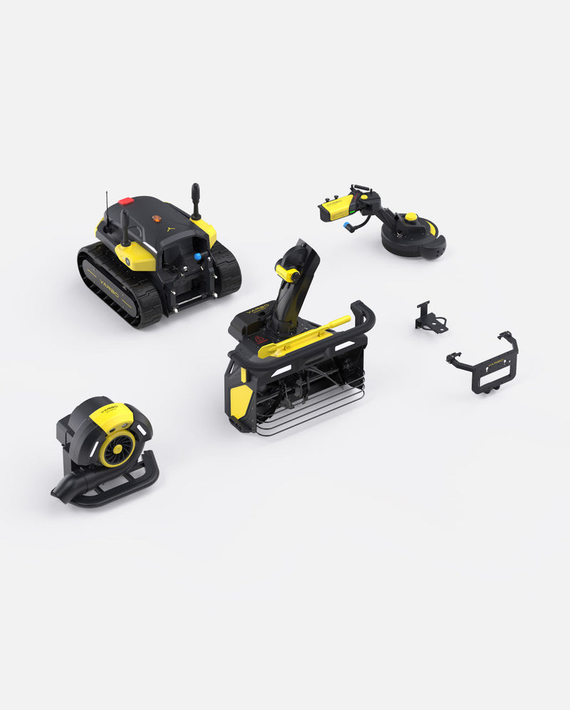 Yarbo Y40 Core with Snow Blower Gen 2, Leaf Blower & Trimmer Modules – YARBO10204060