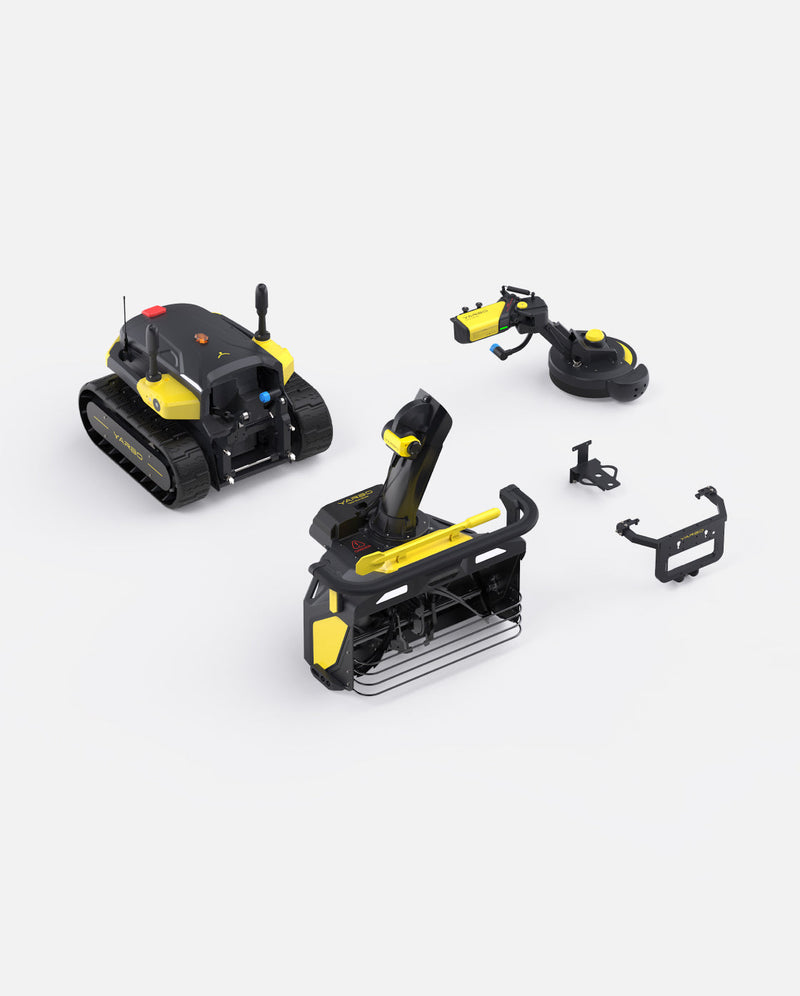 Yarbo Y40 Core with Robotic Snow Blower(Gen 2) & Trimmer Modules – YARBO102060