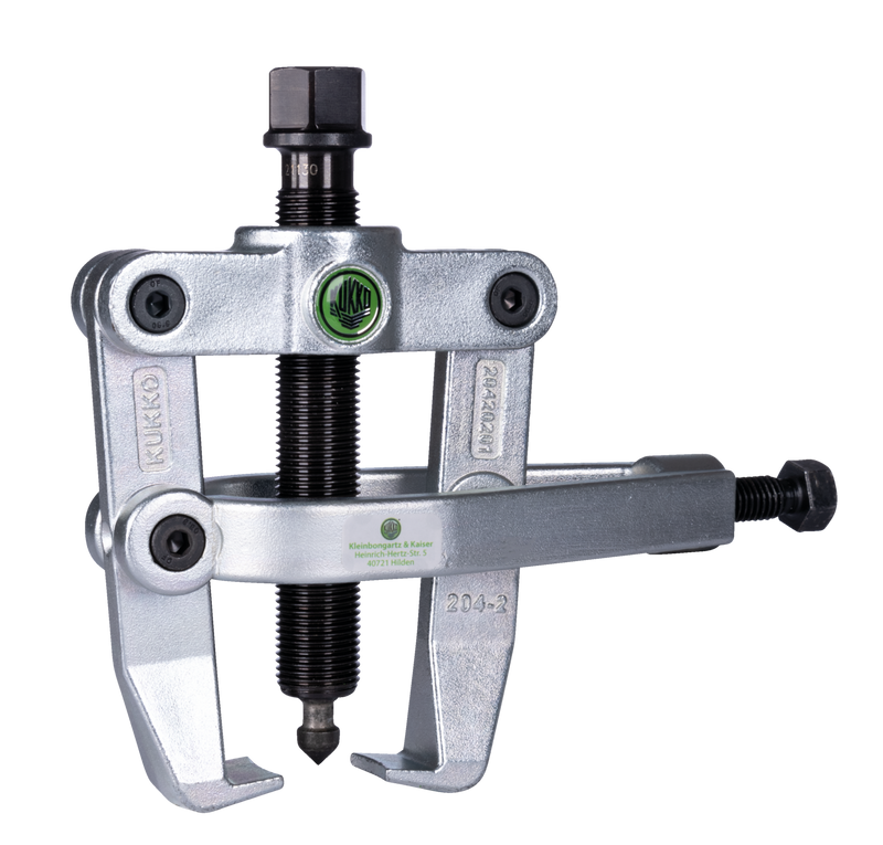 Kukko Cobra 2‑Jaw Bearing Puller with Side Clamp (16–100 mm Spread, 100 mm Reach) – 204‑2