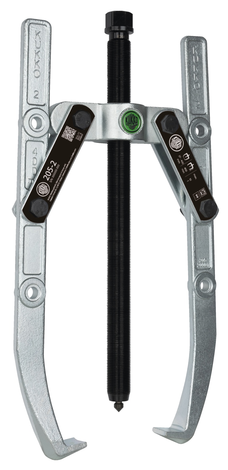 Kukko Cobra 3‑Jaw Puller with Side Clamp (90–200 mm Spread, 7.5 t Capacity) – 205‑2