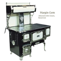 Margin Gem Wood Cookstove – Amish-Built in Ontario, 1,750 sq ft Heating, Air-Jet Reburn, Cast-Iron Cooktop & Oven – GEM40