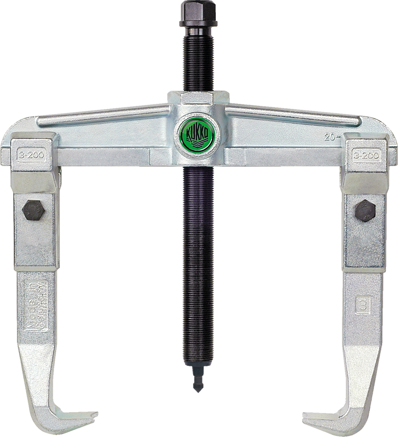 Kukko 2‑Jaw Universal Puller with Quick‑Adjust Jaws, 65‑250 mm Spread & 200 mm Reach – 20‑3+