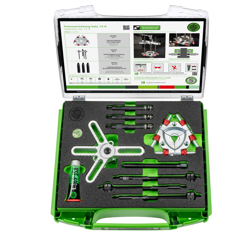 Kukko 9‑Piece Dismantling Device Set – 13‑A