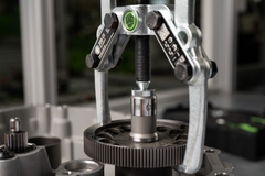 Kukko 2‑Jaw Tab Puller with Oscillating & Height‑Adjustable Jaws, 100 mm Spread & 50 mm Reach – 208‑0