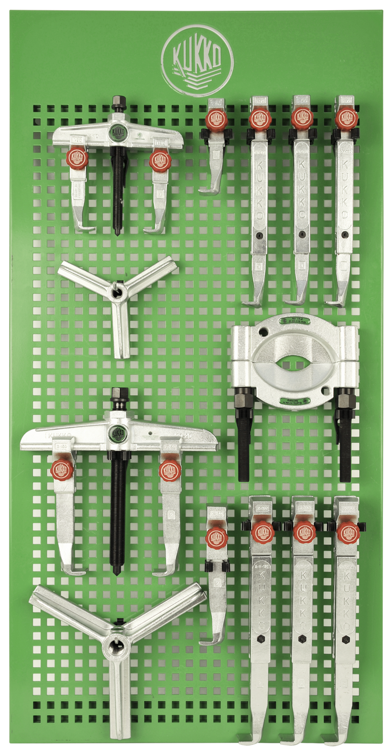 Kukko 2‑Jaw Universal Puller with Quick‑Adjust Jaws & Display – 30‑20+T