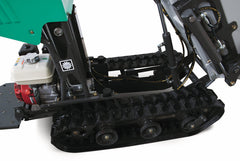 IMER Tracker 811 Gas Tracked Mini Dumper with Tipping Bucket & Self-Loading Shovel – 5105001