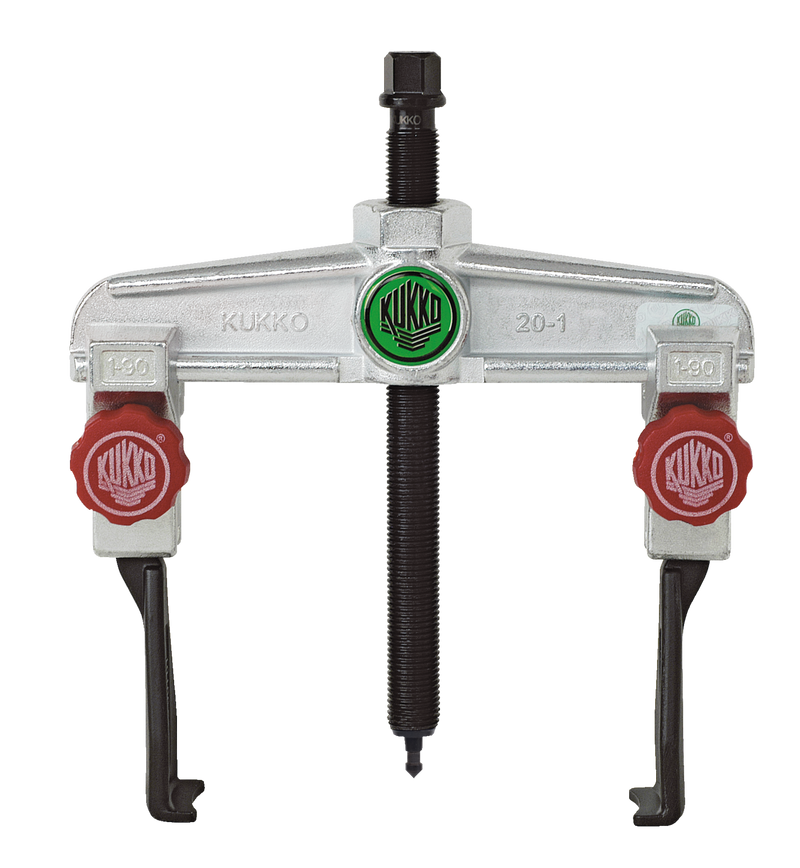 Kukko 2‑Jaw Universal Puller with Quick-Adjust Narrow Jaws – 20‑1+S