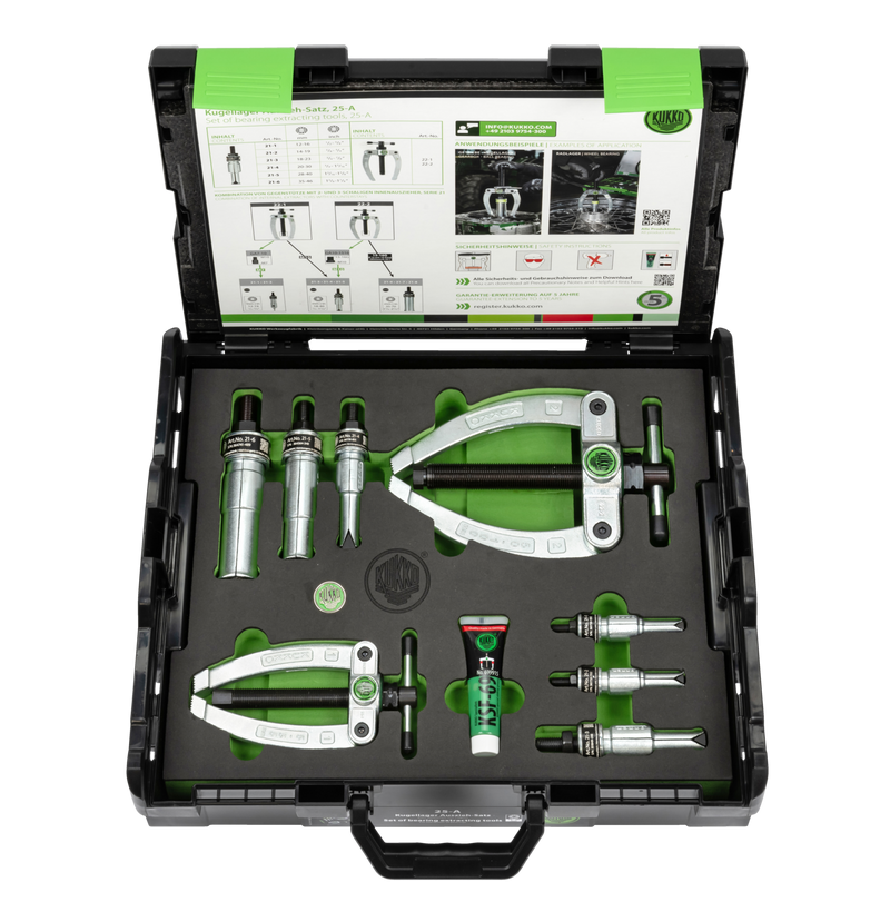 Kukko Bearing Extracting Tools Set  – 25-A