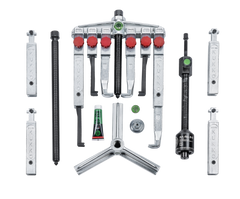 Kukko 3‑Jaw Universal Puller with Quick‑Adjust Narrow Jaws Set – K‑2030‑20+S +B