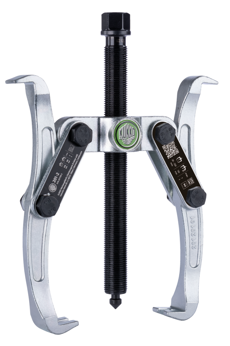 Kukko 2‑Jaw Tab Puller with Adjustable Angle Jaws – 201‑2