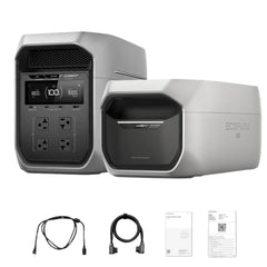 EcoFlow DELTA 3 Max Plus Portable Power Station with Extra Battery – D3MP-EB