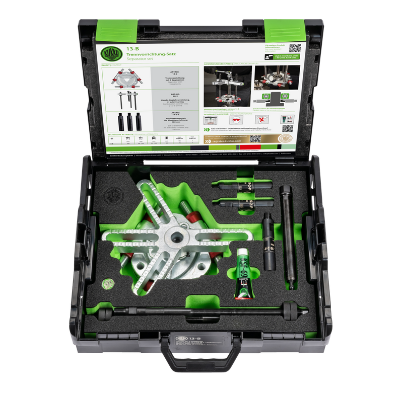 Kukko 11‑Piece Internal Bearing Extraction Set – 13‑B