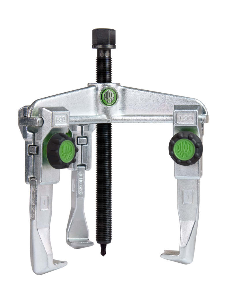 Kukko 3‑Jaw Universal Puller with Quick‑Adjust & Soft‑Touch Jaws – 30‑3x