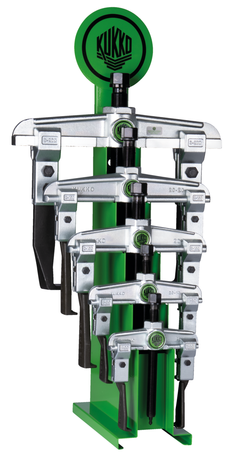 Kukko 2‑Jaw Universal Puller Display with Narrow Jaws – 20‑ST‑S