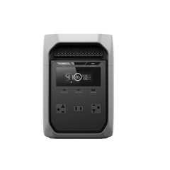 EcoFlow DELTA 3 Max Portable Power Station with 400W Solar Panel (Gray) – D3M-400W-G